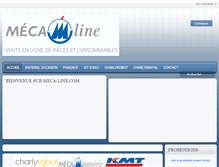 Tablet Screenshot of meca-line.com